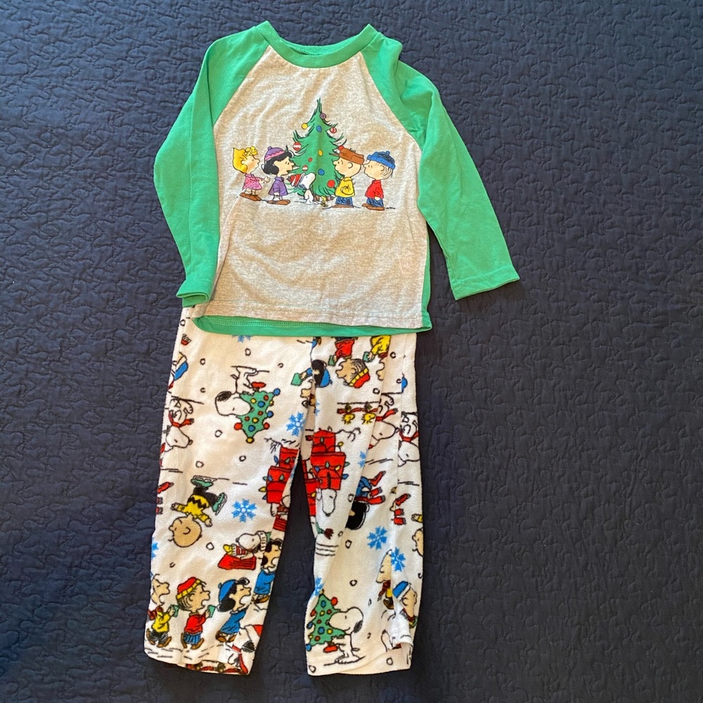 Peanuts Christmas Pajamas 4t